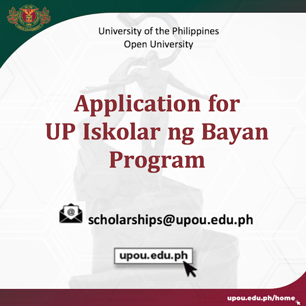 Call for Applications: UP Iskolar ng Bayan Program